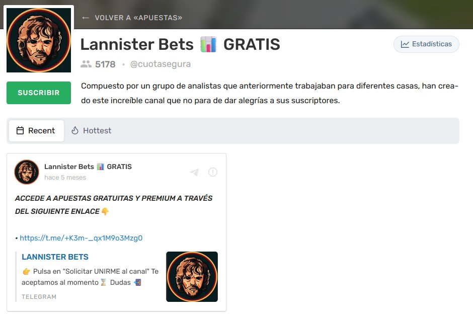 Lannister Bets: Desenmascarando a este Tipster de Apuestas Deportivas 1 imagen 10