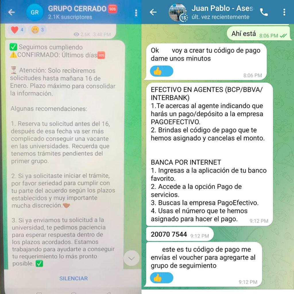 Identificación de los tipos ‌más comunes de estafas en Telegram