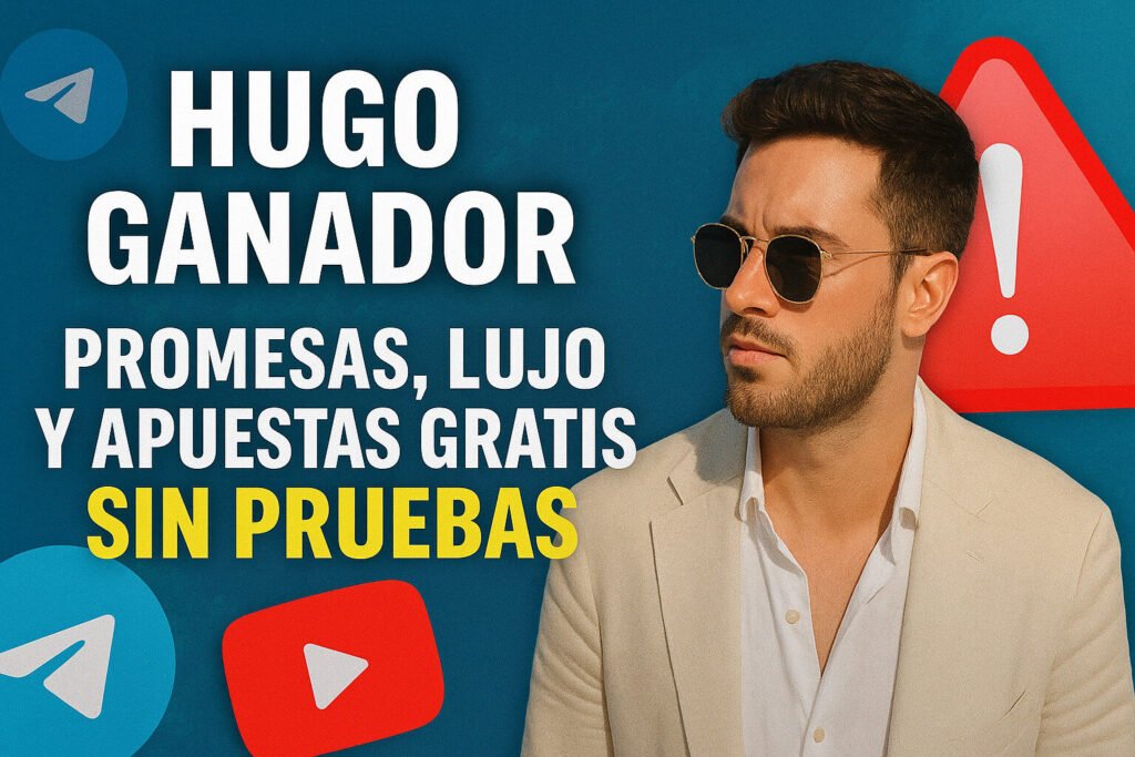 Hugo Ganador: promesas, lujo y apuestas gratis sin pruebas 1 Hugo Ganador Estafa Telegram Tipster